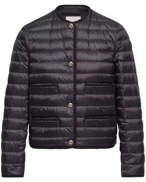 Moncler L20931A00066597Yf776 Korte Donsjas - Zwart