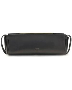 KHAITE Umschlag-Clutch Mit Metallbügel - Schwarz