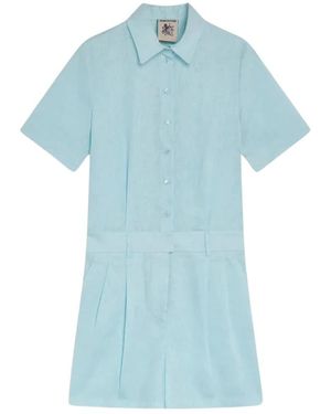 Semicouture Playsuits - Blue