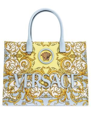 Versace Tote Bags - Yellow