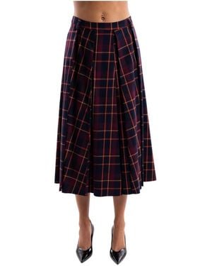 5 PROGRESS Midi Skirts - Morado