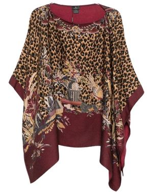 Etro Capes - Rouge