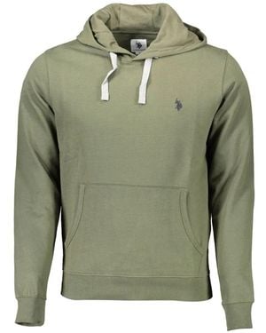 U.S. POLO ASSN. Grüner Baumwoll Herren Pullover Hoodie
