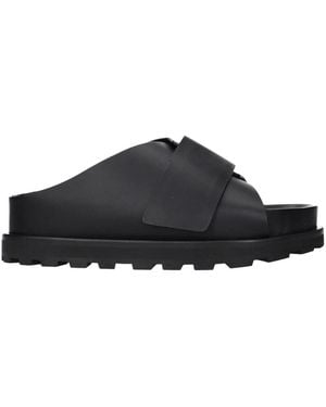 Jil Sander Sliders - Nero