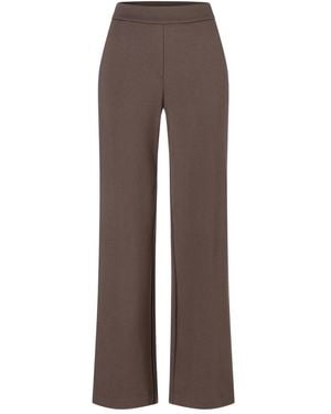 M·a·c Weite Bein Leichte Jersey Hose - Braun