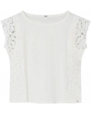 GUSTAV Sleeveless Tops - White