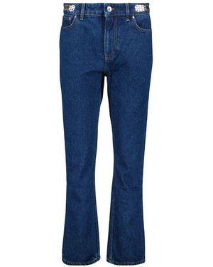 Rabanne Boot-Cut Jeans - Bleu