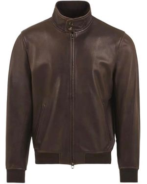 Stewart Jeff Washed Nappa Jacke - Braun