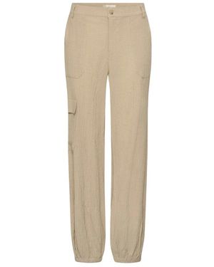 Cream Tapered Broeken - Naturel