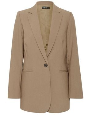 Soaked In Luxury Blazers - Natural
