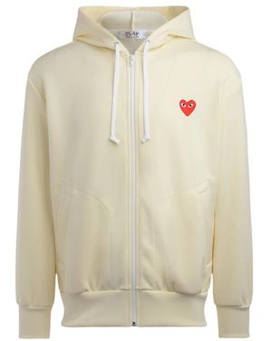 COMME DES GARÇONS PLAY Zip-Throughs - White