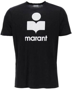 Isabel Marant Karman Logo T-Shirt - Schwarz