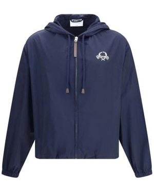 Moschino Rain Jackets - Bleu