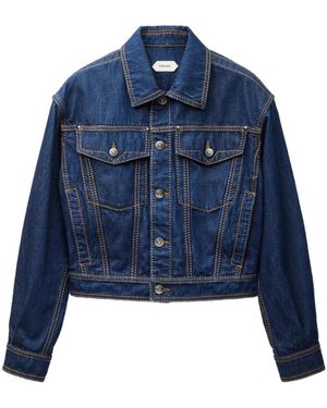 Versace Denim Jackets - Azul
