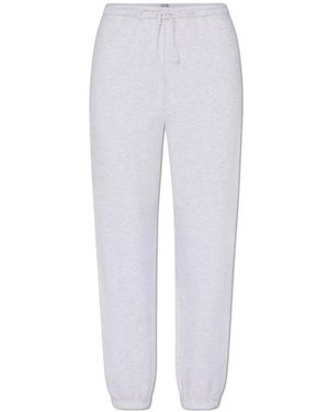Skims Broeken ,Grijs ,Katoen Cotton Fleece Classic Jogger - Wit