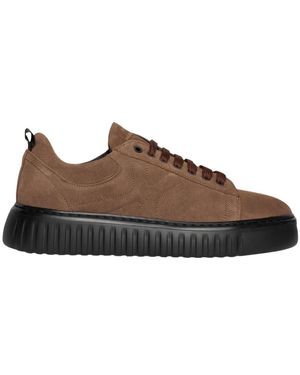 Exton Bruine Suède Veterschoenen