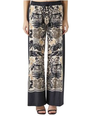 Ermanno Scervino Wide Trousers - Grey