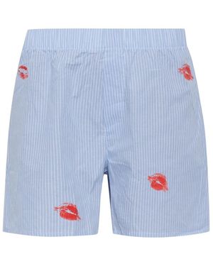 Carne Bollente Ondergoed ,Blauw ,Lingerie Shorts