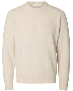 SELECTED Round-Neck Knitwear - Bianco