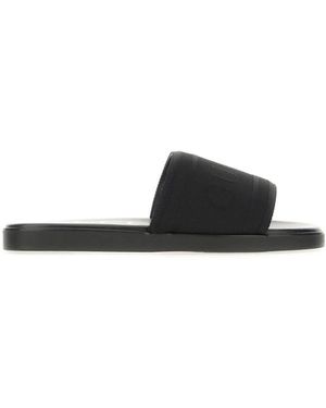 Gucci Schoenen ,Zwart ,Jacquard Logo Slide