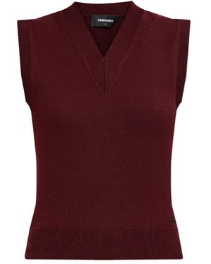 DSquared² Wollweste - Lila