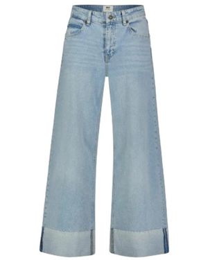 M·a·c Wide Jeans - Azul
