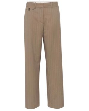 Karen By Simonsen Straight Trousers - Grey