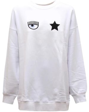 Chiara Ferragni Sweatshirts - White