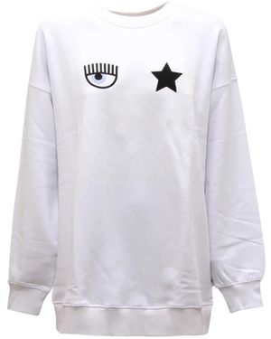 Chiara Ferragni Sweatshirts - White