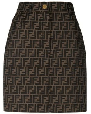 Fendi Short Skirts - Gray