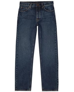 Nudie Jeans Straight Fit Jeans - Blue