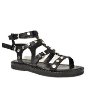 Janet & Janet Flat Sandals - Noir