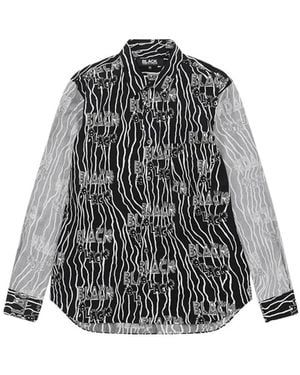 Comme des Garçons Casual Hemden - Grijs