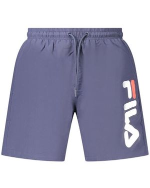 Fila Blaue Swim Boxer Mit Swasiland-Druck