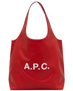 A.P.C. Ninon Tote - Rood