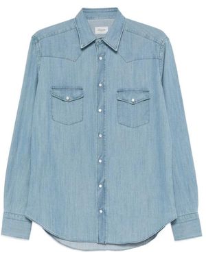 Drumohr Denim Shirts - Blue