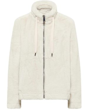 Cecil Korte Faux Fur Jas - Wit