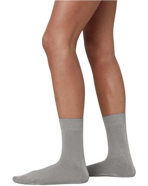 Swedish Stockings Ondergoed ,Grijs ,Ines Shimmery Sokken - Bruin