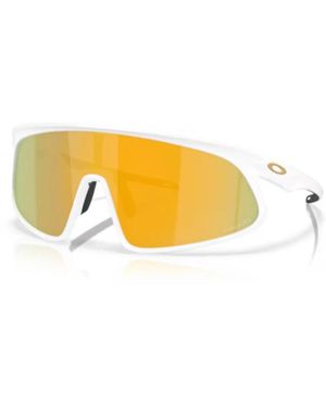 Oakley Occhiali da sole sportivi con design unico - Giallo