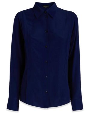 Rochas Longsleeve Shirts - Blauw
