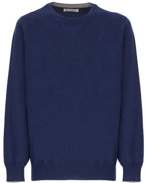 Brunello Cucinelli Cashmere Knitwear - Blu