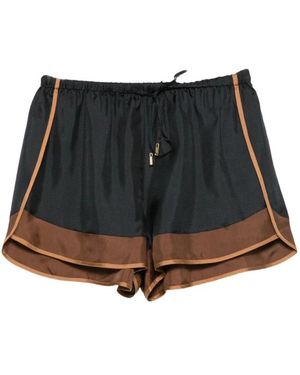 FRAME Korte Broeken ,Zwart ,Short Shorts