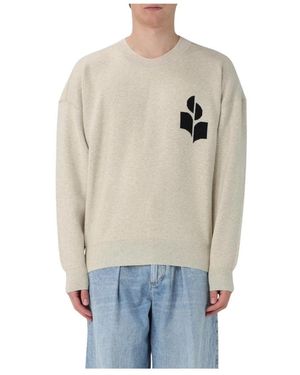 Isabel Marant Round-Neck Knitwear - Natural