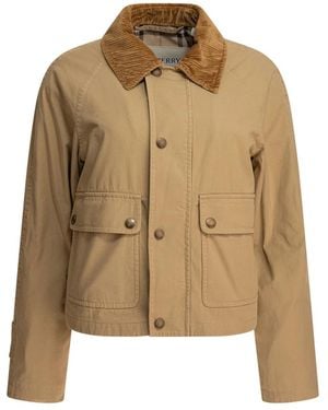 Burberry Botton Jacket - Natural