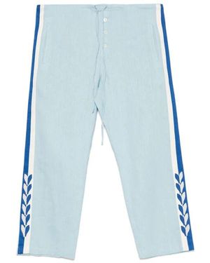 Bode Straight Trousers - Blue