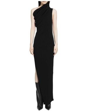 Rick Owens Kleedjes ,Zwart ,Polyester Abito