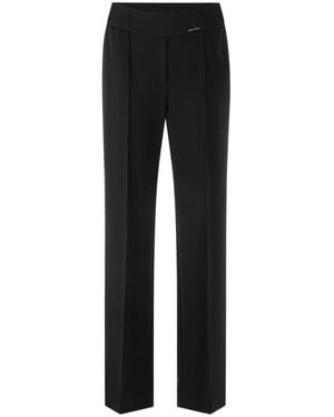 Marc Cain Straight Trousers - Nero