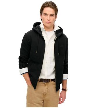 Superdry Zip-Throughs - Nero