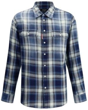 DSquared² Casual Shirts - Blauw