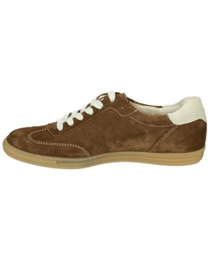 Paul Green Schoenen ,Bruin ,Suède 5450 Sneaker